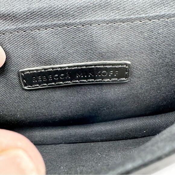 Rebecca Minkoff Leather Wallet Belt Bag Black Large / XL Fanny‎ Pack - Picture 6 of 13